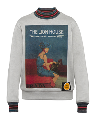 Как с картинки: лимитированная коллекция футболок и свитшотов Prada Poster Girl