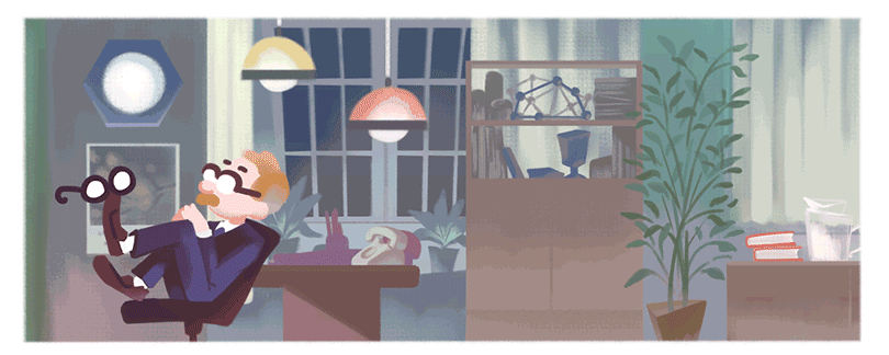 Праздничный логотип Google в честь 40-летия фильма «Служебный роман»