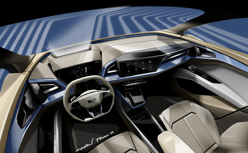 Женевский автосалон 2019: концепт электромобиля Audi Q4 e-tron