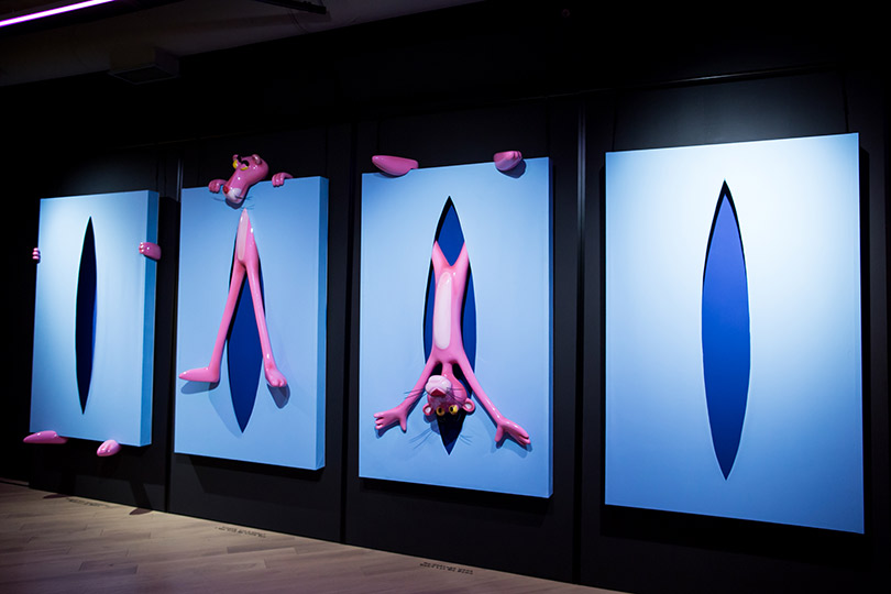 Закрытая презентация выставки Pink Magic Ольги Ломаки