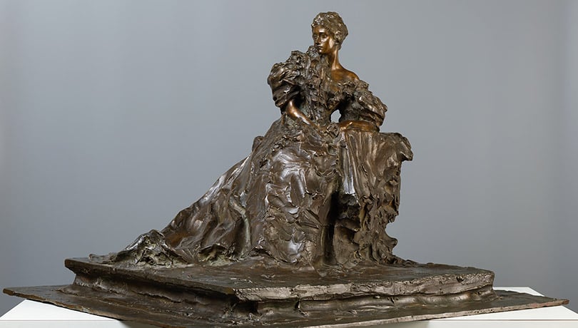 Паоло Трубецкой. Сидящая дама. Госпожа Хернхеймер. 1897
