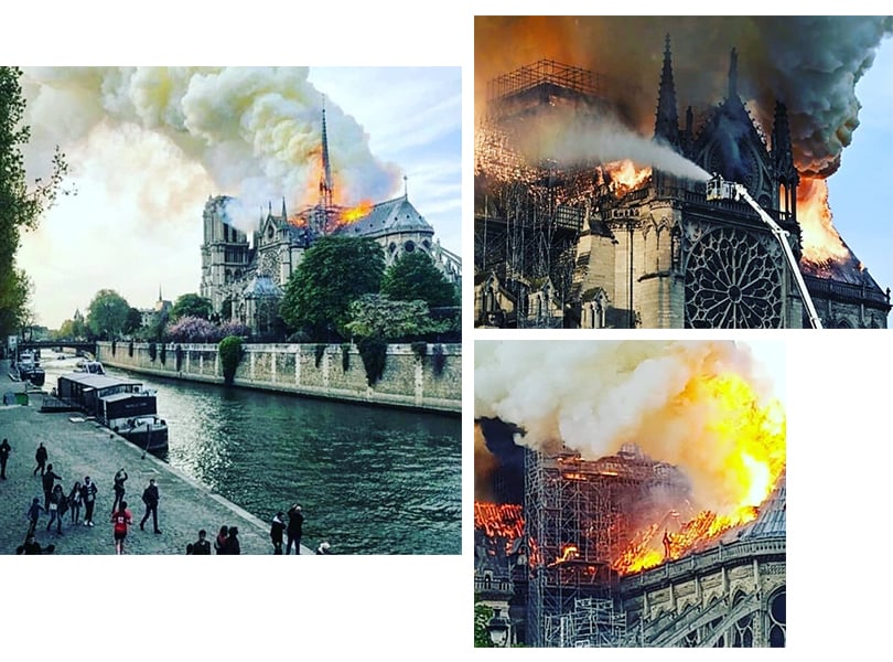 Все еще горит: последние новости о пожаре в Соборе Парижской Богоматери