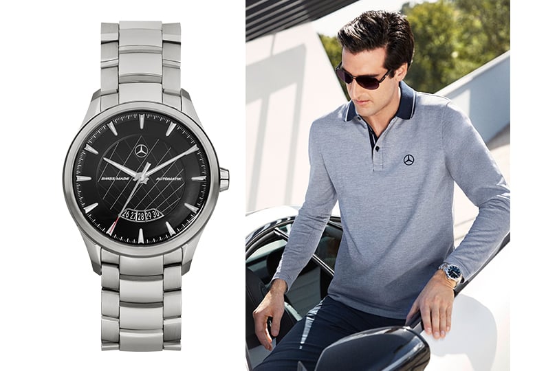 Идея подарка: лучшие дизайнерские часы из коллекций автомобильных брендов. Mercedes-Benz