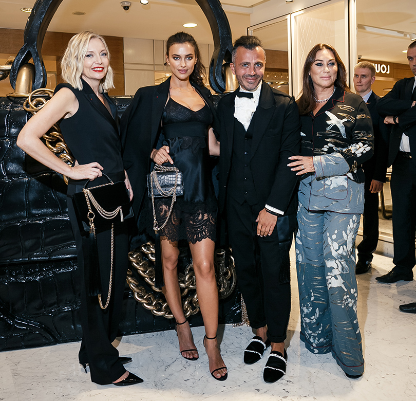Гости Fashion's Night Out: Александр Сирадекиан с Викторией Давыдовой, Ириной Шейк и Аллой Вербер