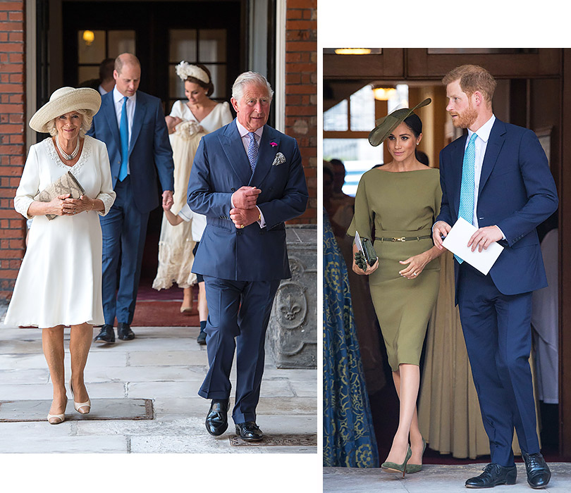 Принц Чарльз с супругой Камиллой. Меган Маркл (в Ralph Lauren) и принц Гарри