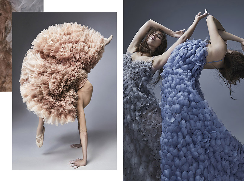 Переосмысление творчества Модильяни в дебютной коллекции Ruban Haute Couture