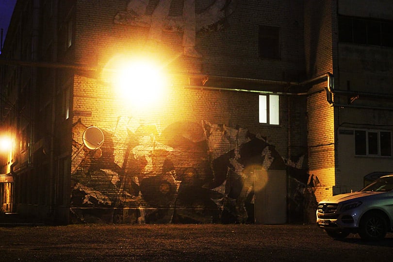 В темноте: Музей стрит-арта запустил «ночной» флешмоб