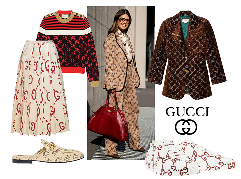 Как это носить: возвращение логомании. Gucci