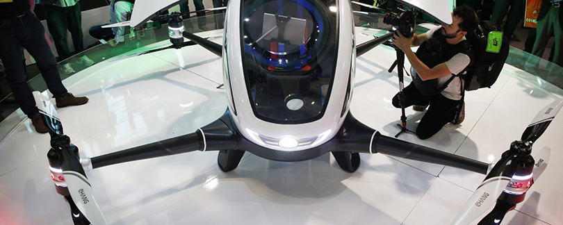 Posta Dubai: первый в мире пассажирский дрон начнет курсировать в Дубае