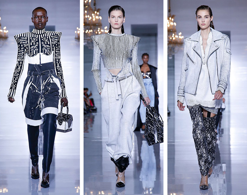 Шито белыми нитками: показ Balmain на Неделе моды в Париже