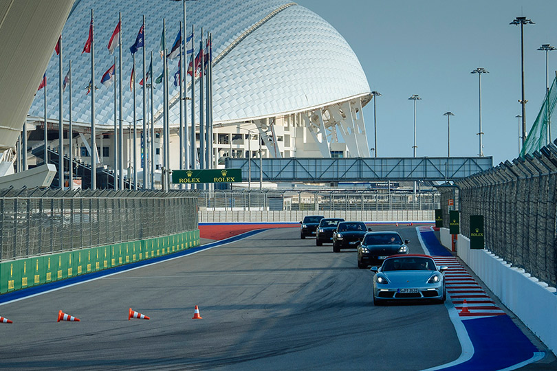 Cars with Jan Coomans. Porsche World Roadshow at Sochi Autodrome: speed dating
