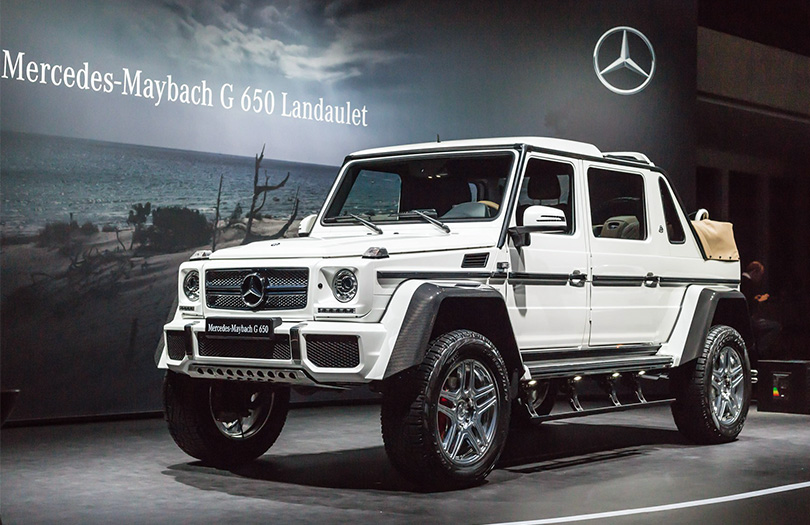 Cars with Jan Coomans: new at the 2017 Geneva Motor Show. Mercedes-Maybach G650 Landaulet