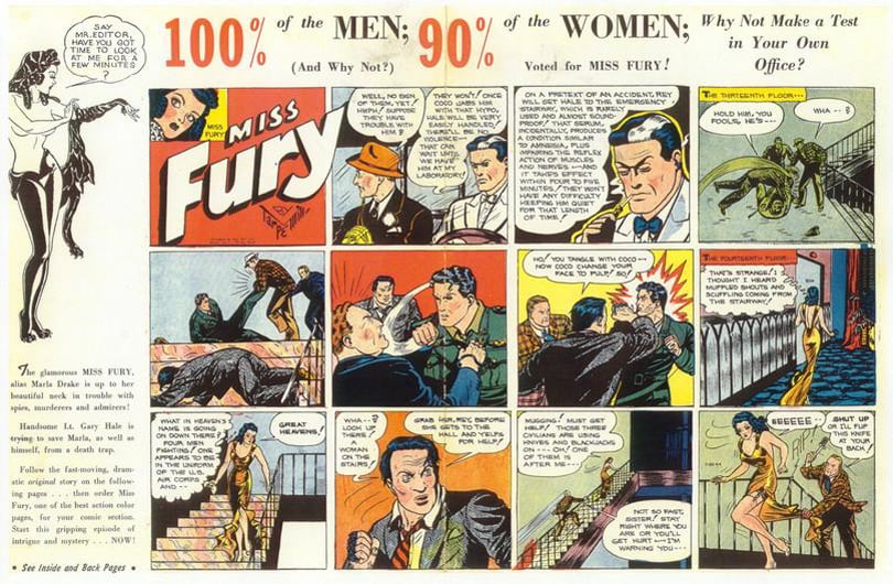 Суперженщины: художницы комиксов в коллекции Prada. Джуна Тарпе Миллс и первая супергероиня