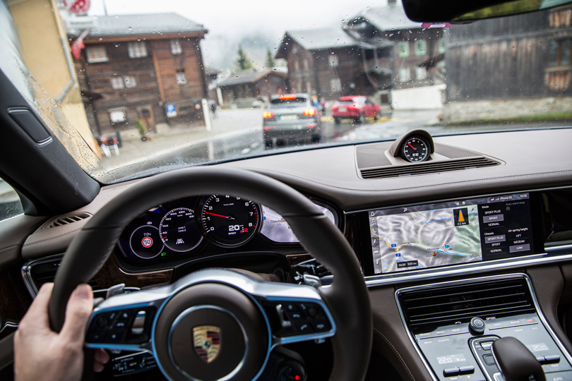 Cars with Jan Coomans: driving the new Porsche Panamera across the Swiss Alps