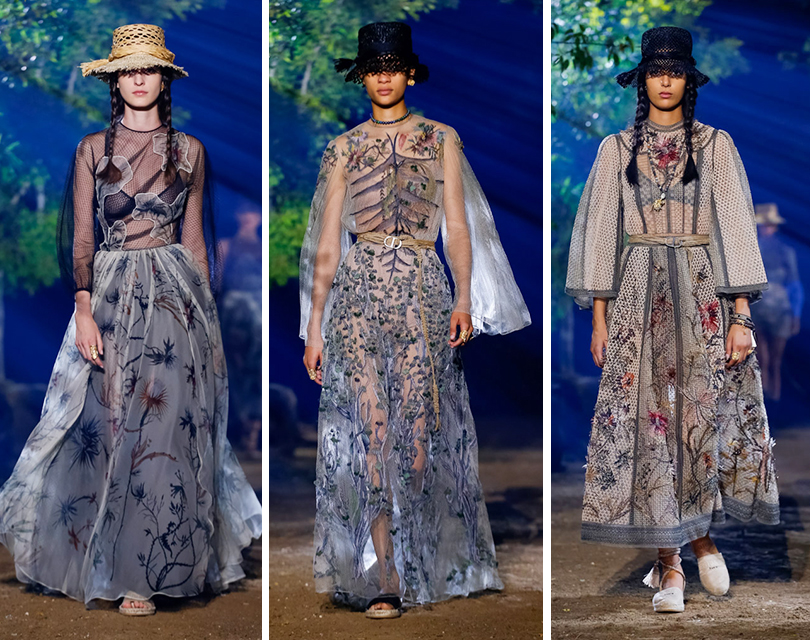 164 дерева — и дело в шляпе: в Париже показали коллекцию Dior весна-лето 2020