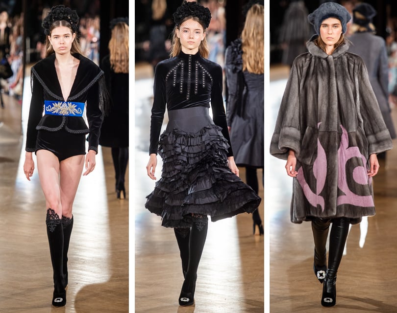 Российские дизайнеры на Неделе высокой моды в Париже: показ Yanina Couture