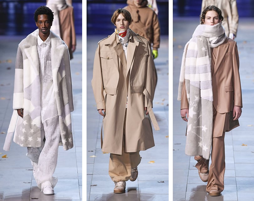 Вирджил Абло представил осенне-зимнюю коллекцию Louis Vuitton на Неделе мужской моды в Париже