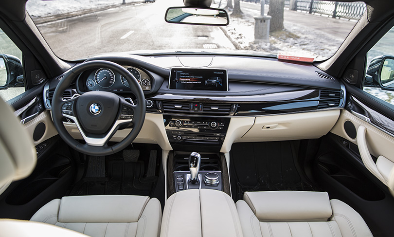 Inside the X5 40e is a very comfortable place to be