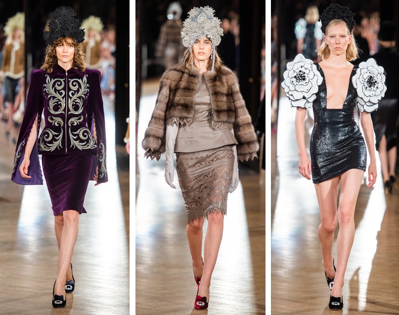 Российские дизайнеры на Неделе высокой моды в Париже: показ Yanina Couture