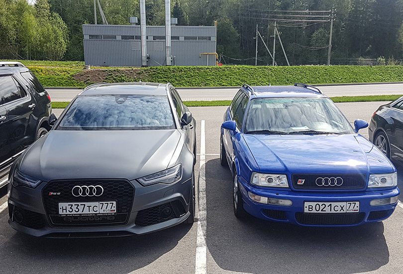 A chance meeting with the oldest ancestor of the RS6, the Audi RS2